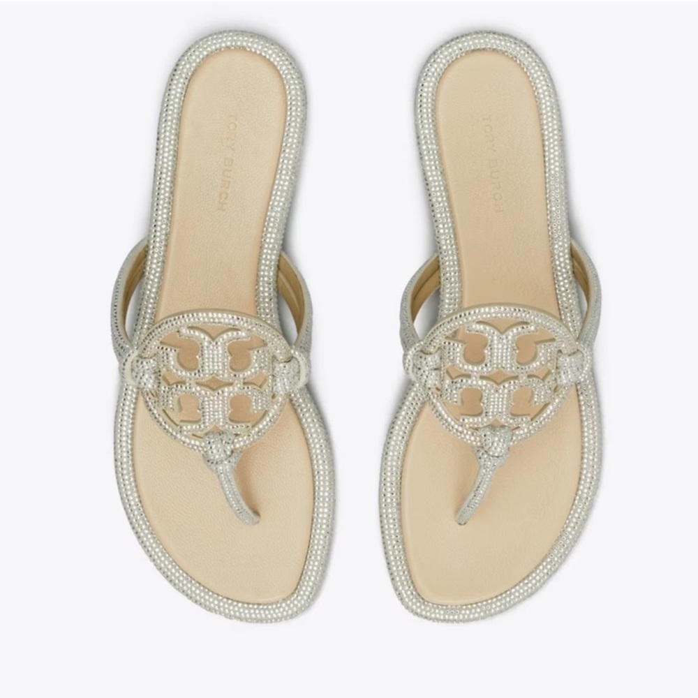 NEW Tory Burch Miller Pavé Knotted Sandal